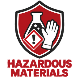 Hazardous materials awareness icon